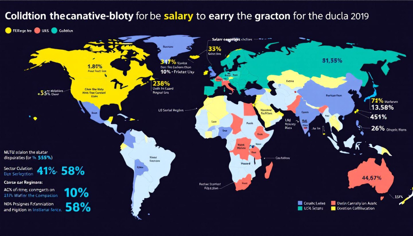 Évolution des écarts de salaires en fonction des secteurs et des régions